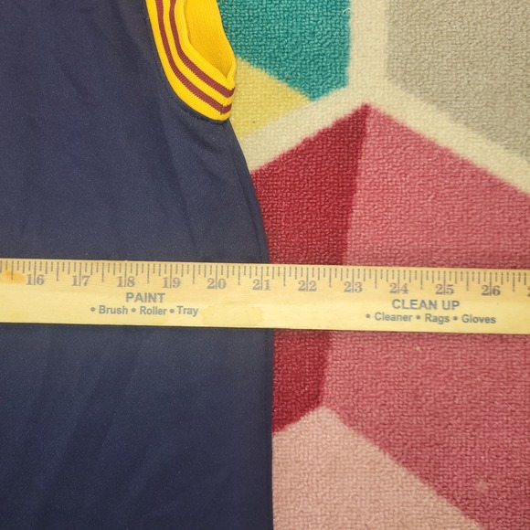 Adidas LeBron James Cleveland Cavaliers Jersey Mens XL Navy Blue NBA Cavs 23 - Picture 6 of 7